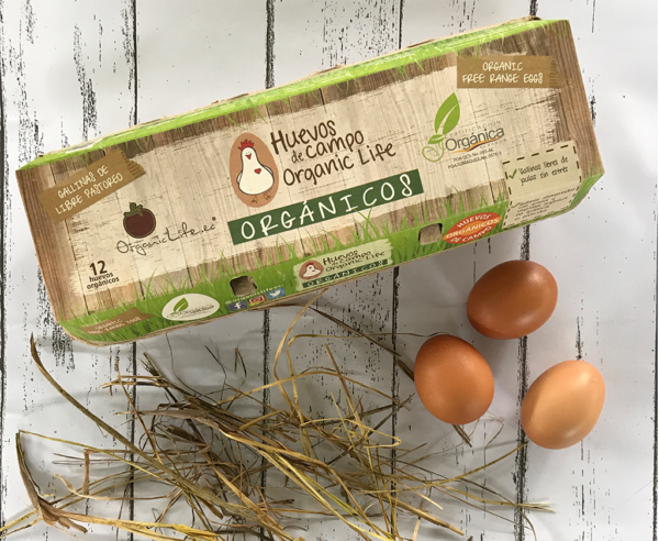 12 huevos de campo Organic Life